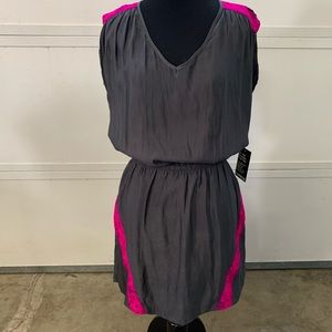 Express Dress NWT Gray with pink accents